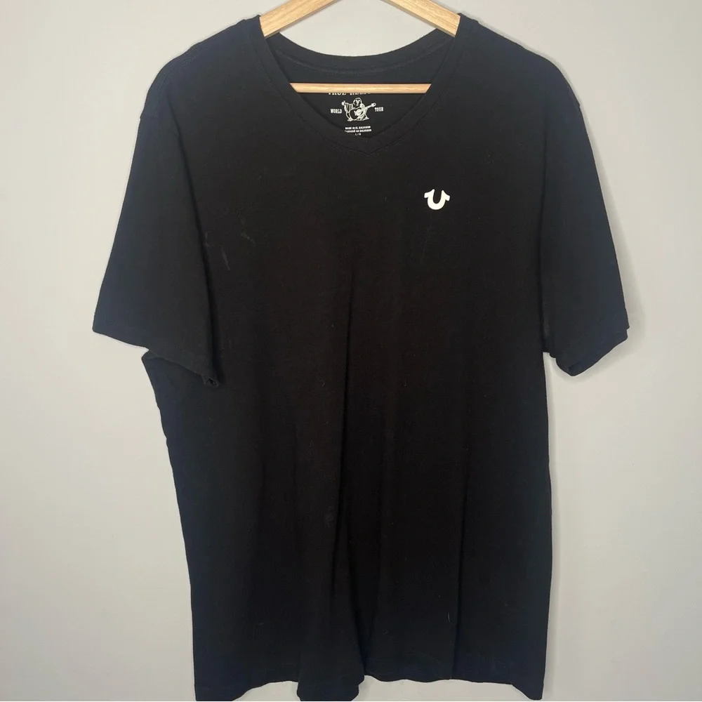 Men’s Large True Religion graphic logo‎ tee t shirt